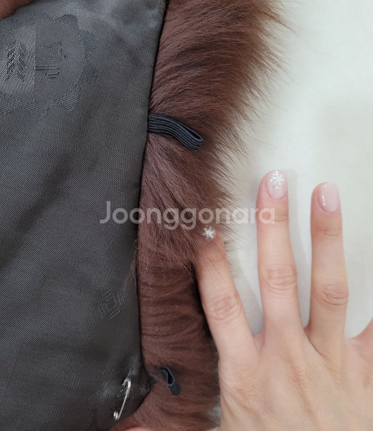 폭스퍼 머플러 (카라멜색 , 와인색)--3