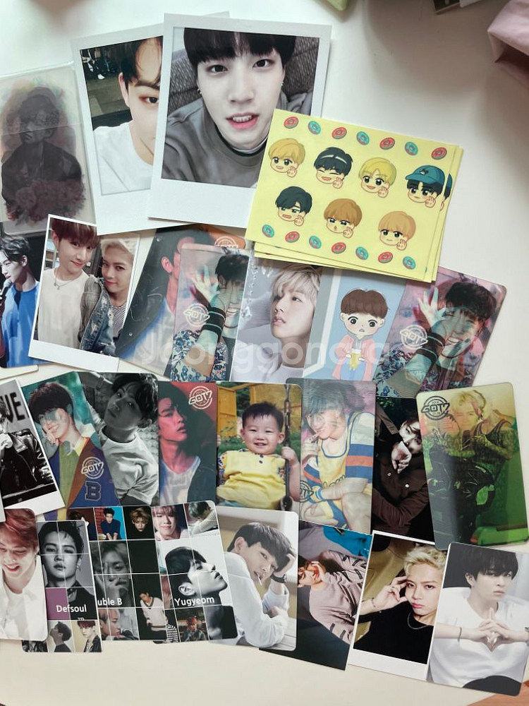 갓세븐 got7 포토카드, 폴라로이드, 스티커--1