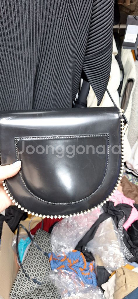 쿠론 슈콤마보니 디어보니 진주크로스백--6