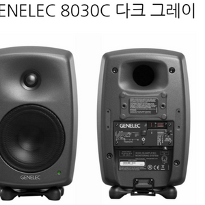 GENELEC 8030C 스피커 1조 팝니다 (그레이)