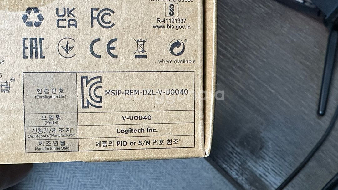 로지텍 웹캠 브리오 BRIO 4K 거의 새상품 국내정발--1