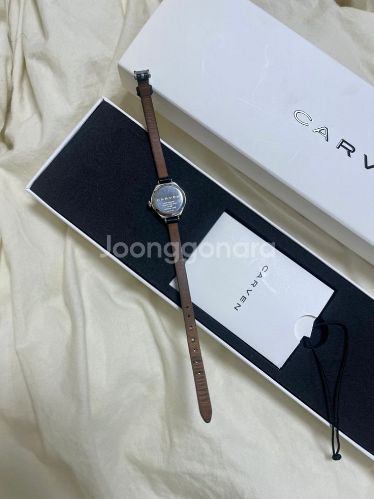 더블유컨셉) 까르벵 여성 가죽손목시계 Carven--6