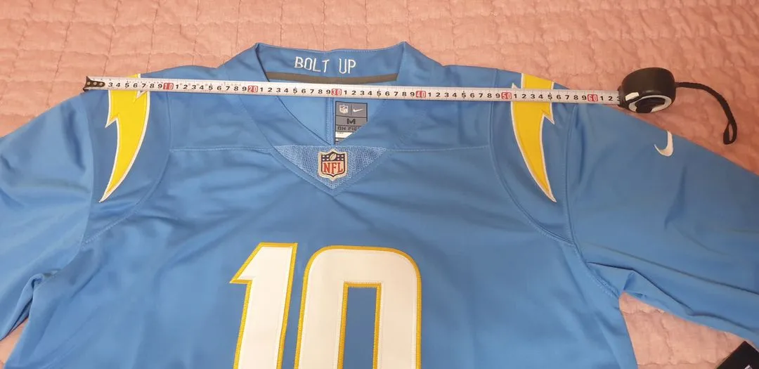 NFL LA차저스 자스틴 허버트 미식축구 유니폼 져지 이미지
