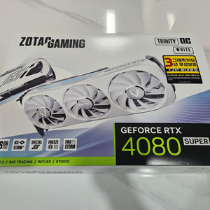 조텍 RTX 4080 SUPER OC 화이트 팝니다!