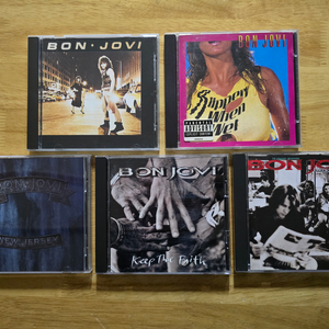 CD 음반 Bon Jovi 본 조비 앨범 5장