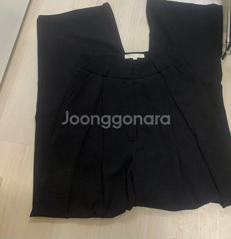 미뉴에트 가내스라 프롬비기닝 라룸 디폰드 블랙 슬랙스--1