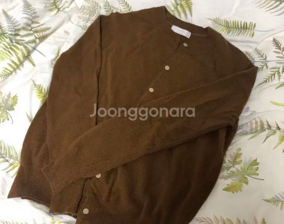 미뉴에트 가내스라 프롬비기닝 라룸 브라운 라운드 가디건--5