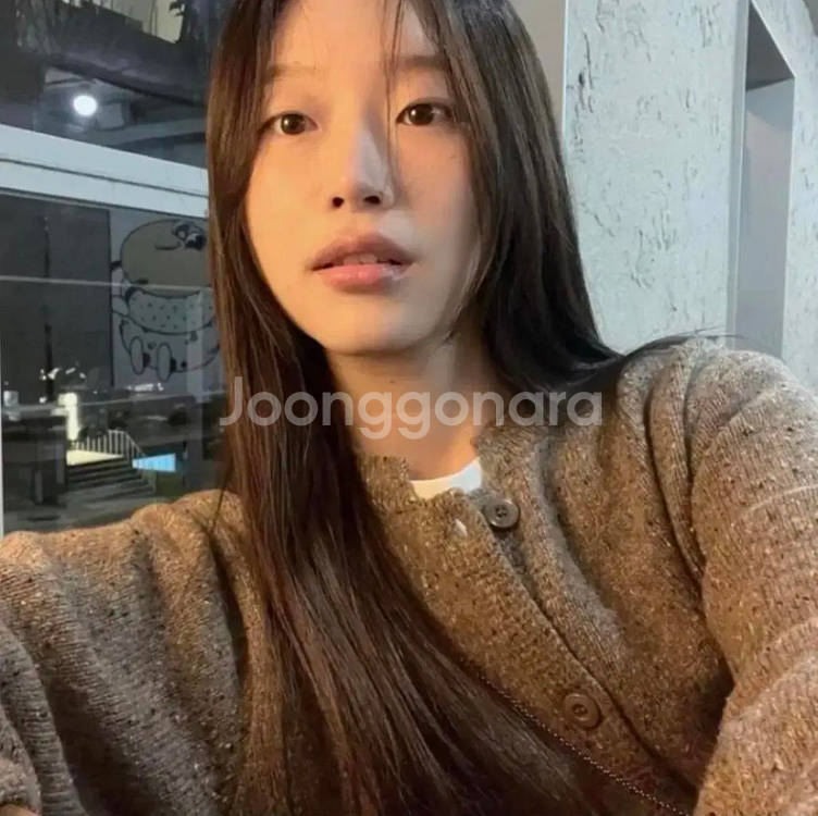 미뉴에트 가내스라 프롬비기닝 라룸 브라운 라운드 가디건--4