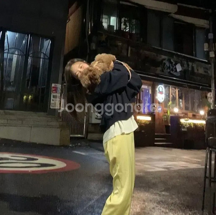 미뉴에트 스키니피그 라룸 민트 그린 새틴 샤틴팬츠 바지--1