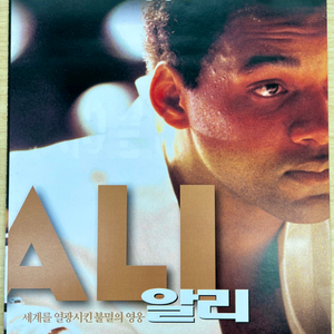 [영화팜플렛] 알리 2장 5면 전단지 (2001)