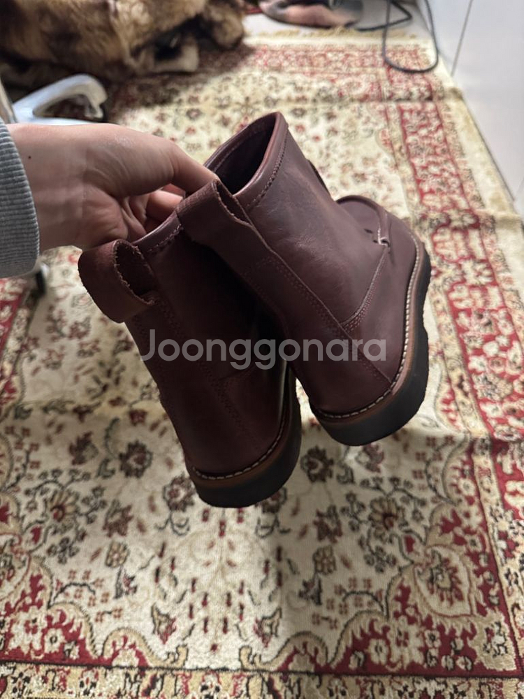 호킨스 엔지니어 통가죽 부츠 255--6