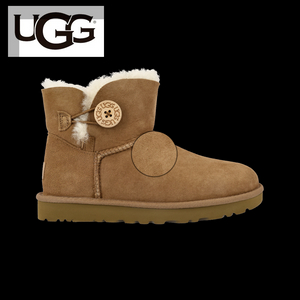 UGG 어그 미니 베일리 버튼2 부츠250 체스트넛