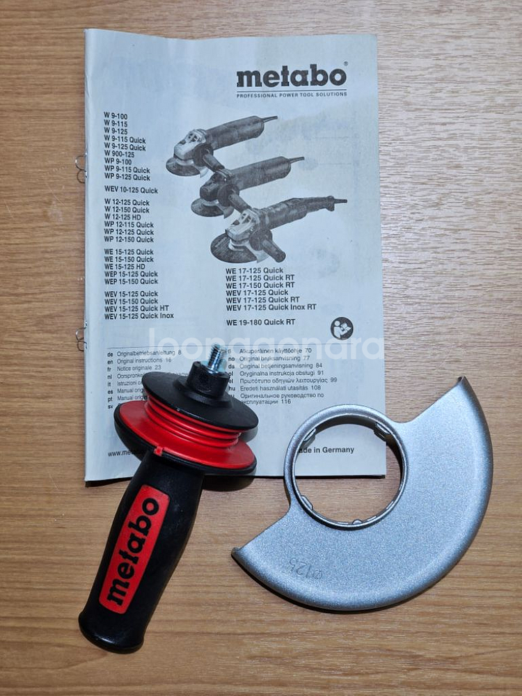 미개봉+정품연마석]메타보그라인더 WEV17-125퀵RT--3