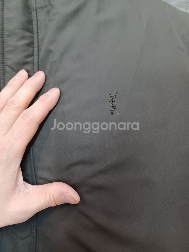 입생로랑 올드스쿨 패딩조끼 분리형 코트자켓 xl--7