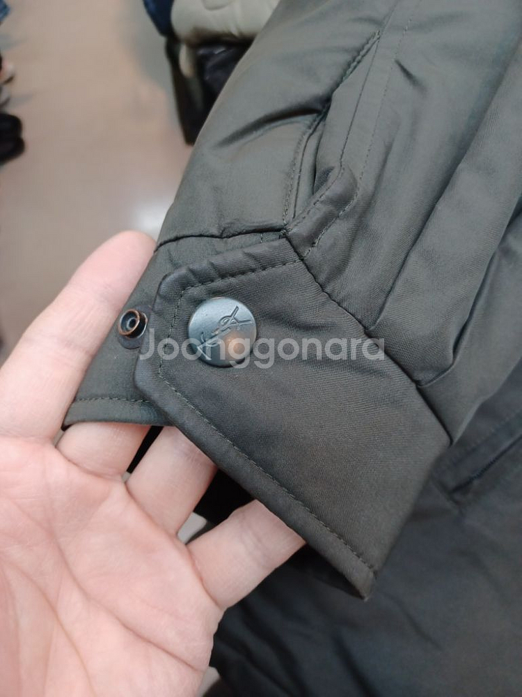 입생로랑 올드스쿨 패딩조끼 분리형 코트자켓 xl--6