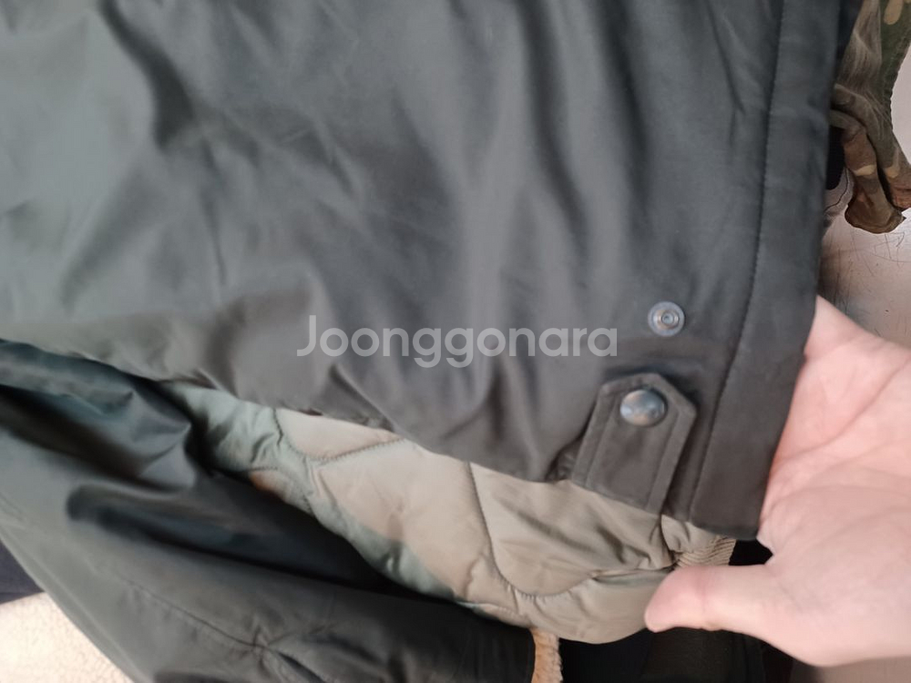 입생로랑 올드스쿨 패딩조끼 분리형 코트자켓 xl--8