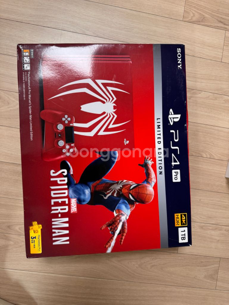 ps4 pro 스파이더맨 에디션 1t 모델--2