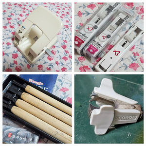 사무 문구 잡화 펀칭기 조각도 제침기