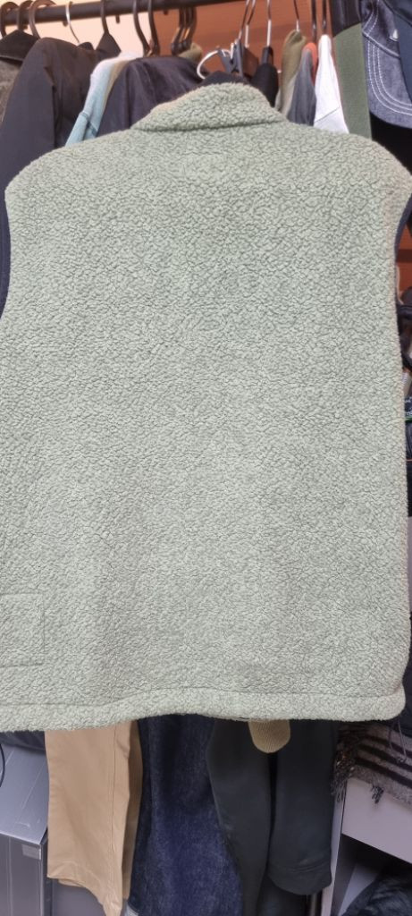 카키스 쉐르파 짚업 베스트 카키--3