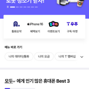 칼답 T데이터 1GB 팝니다