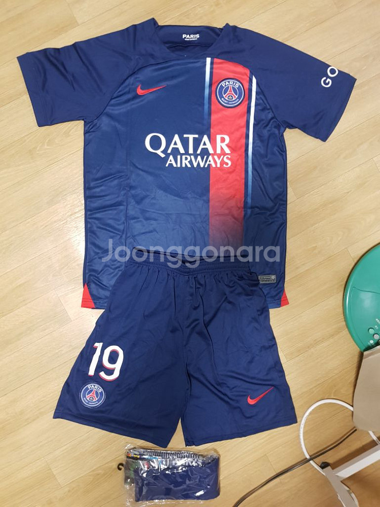PSG 이강인 홈 어웨이 축구 유니폼 상하의세트 판매--4