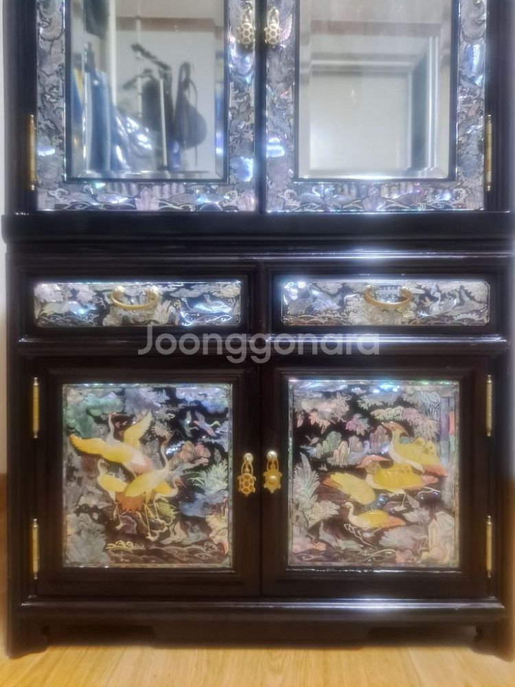 자개장식장 자개장 자개유리장식장--2