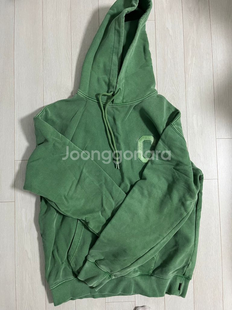 커버낫 후드티) C로고 후디 피그먼트--1