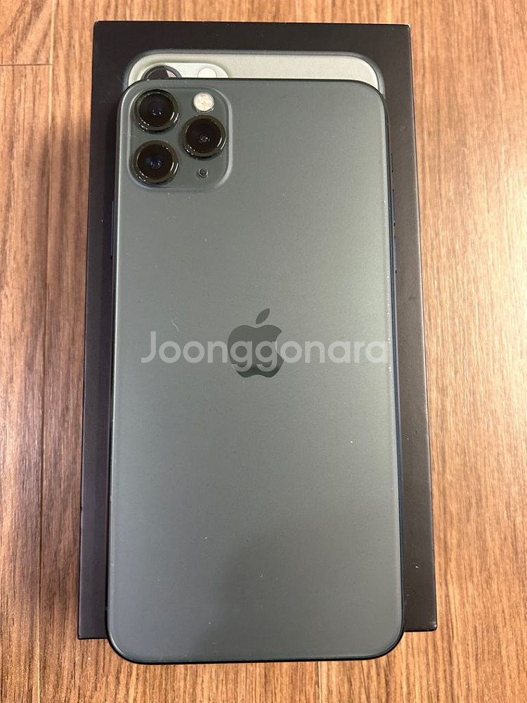 아이폰11프로맥스 256GB 미드나잇 그린--2