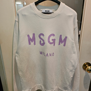 MSGM 레터링 맨투맨 L