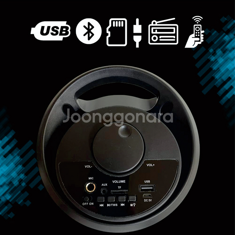 더블 노래방 블루투스 스피커 DG-1070--5