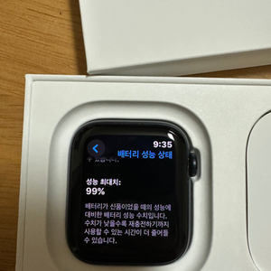 애플워치 SE 2세대 미드나이트 (44mm, GPS)