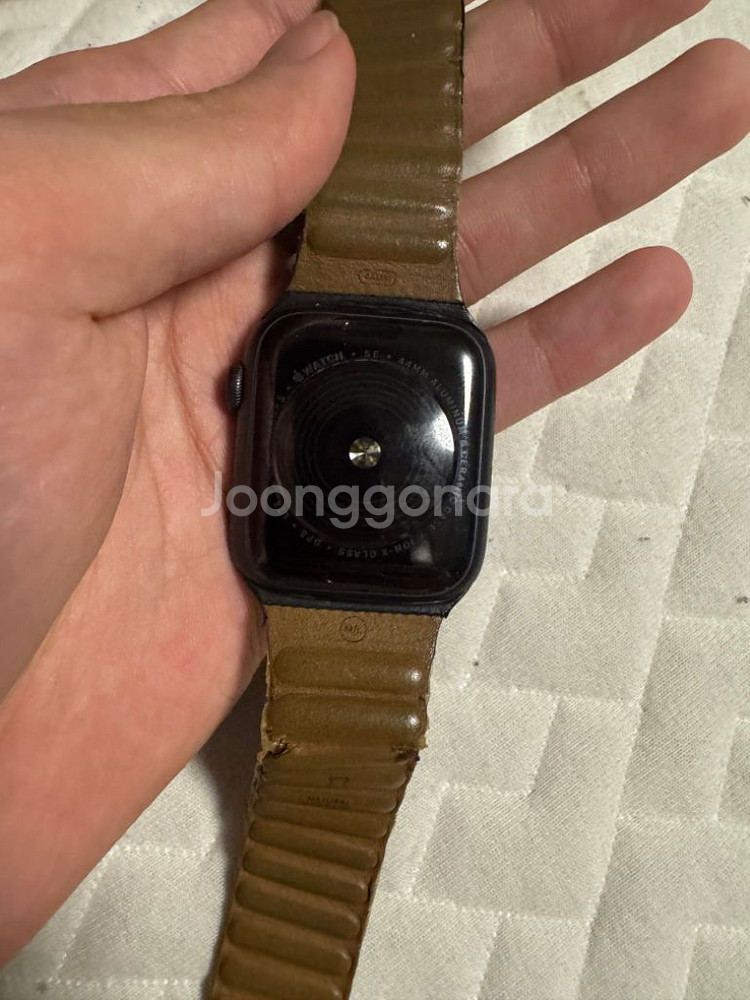 애플워치 se44mm gps셀룰러+ 애플 정품 스트랩--2