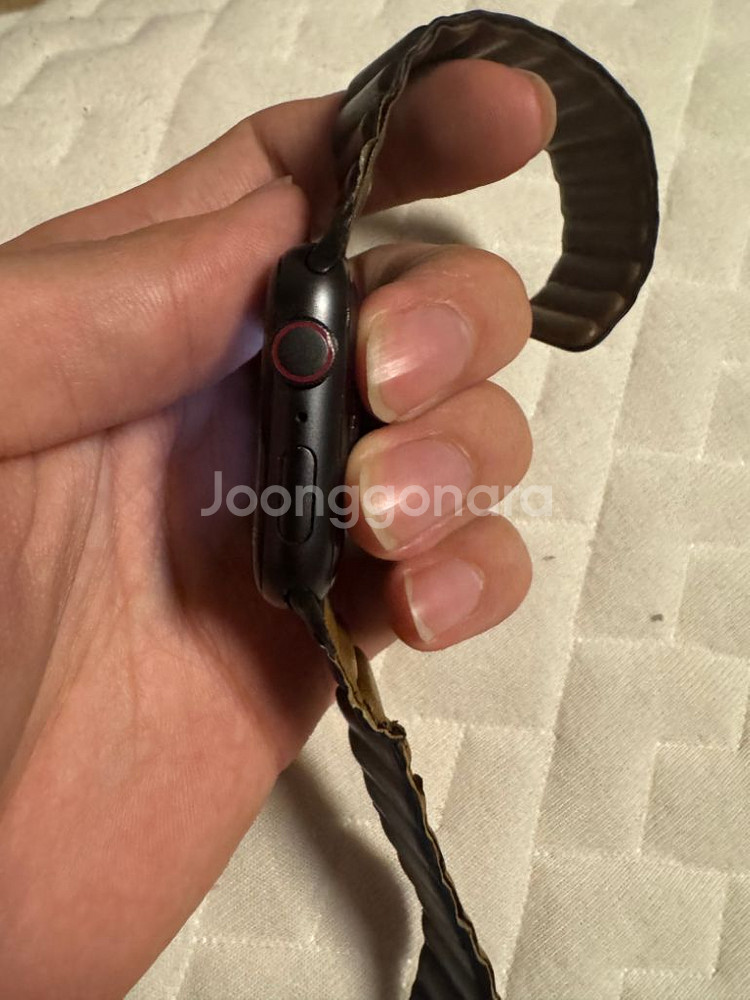 애플워치 se44mm gps셀룰러+ 애플 정품 스트랩--1