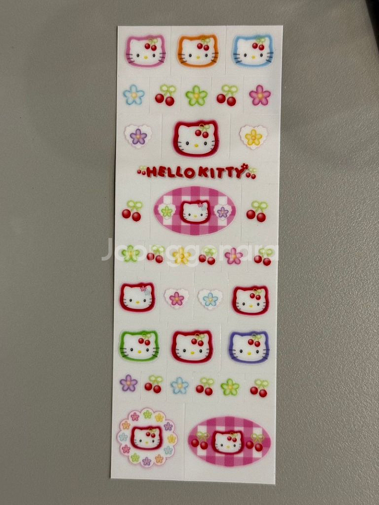 고전 키티 카오하나 체리 앵두 서핑 태닝 스티커--8
