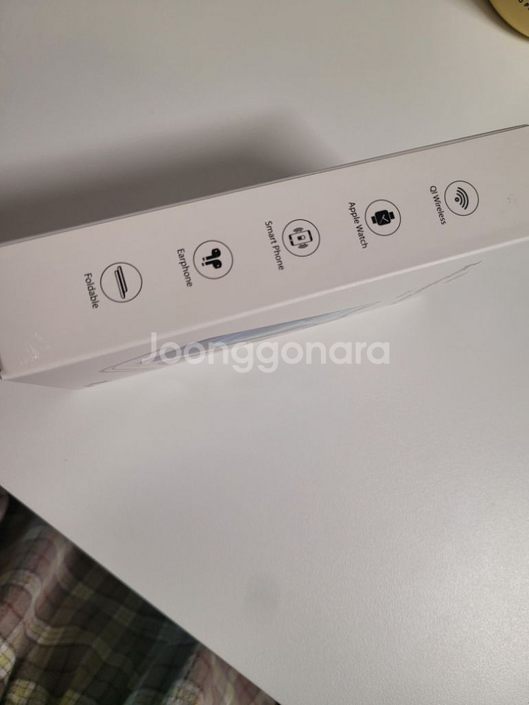 (새제품)엔보우 3IN1 고속 무선충전기 접이식 거치대--8