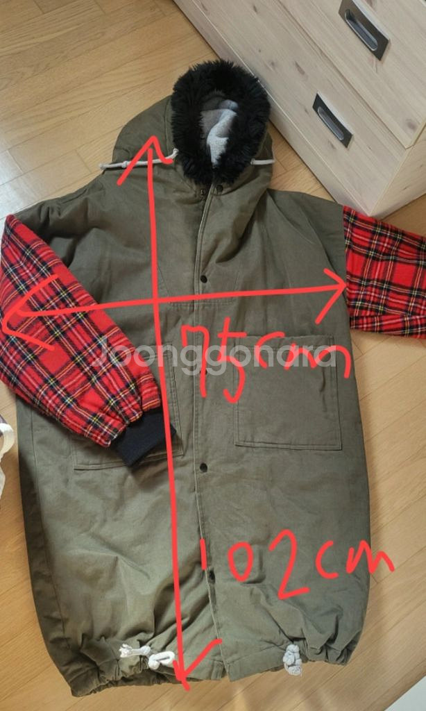 롱패딩 롱야상점퍼 야상--2