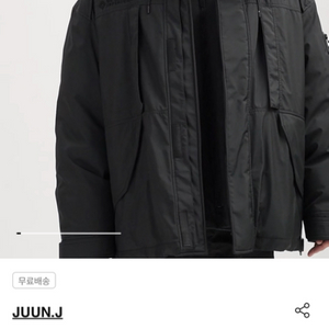 준지 23fw 229 패딩 블랙 50 고어텍스미드렝스