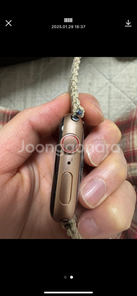 애플워치6 44mm셀룰러 배터리성능100팝니다 계좌거래--3