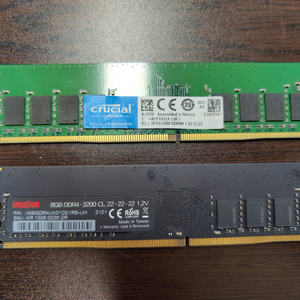 DDR4 3200MHz RAM 메모리 8GB 2개