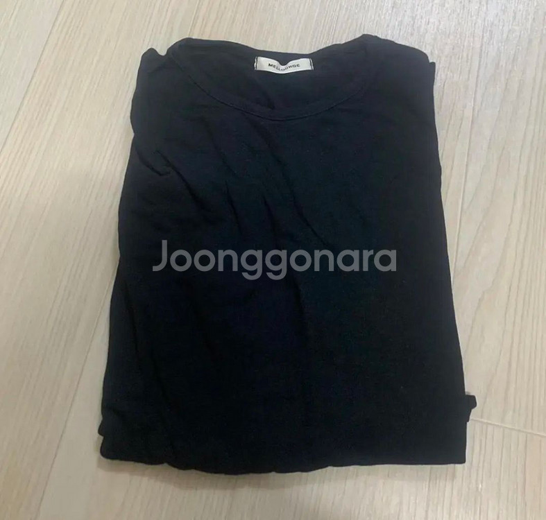 미뉴에트 라룸 멜라운지 레이온 모달 텐셀 블랙 긴팔티--5