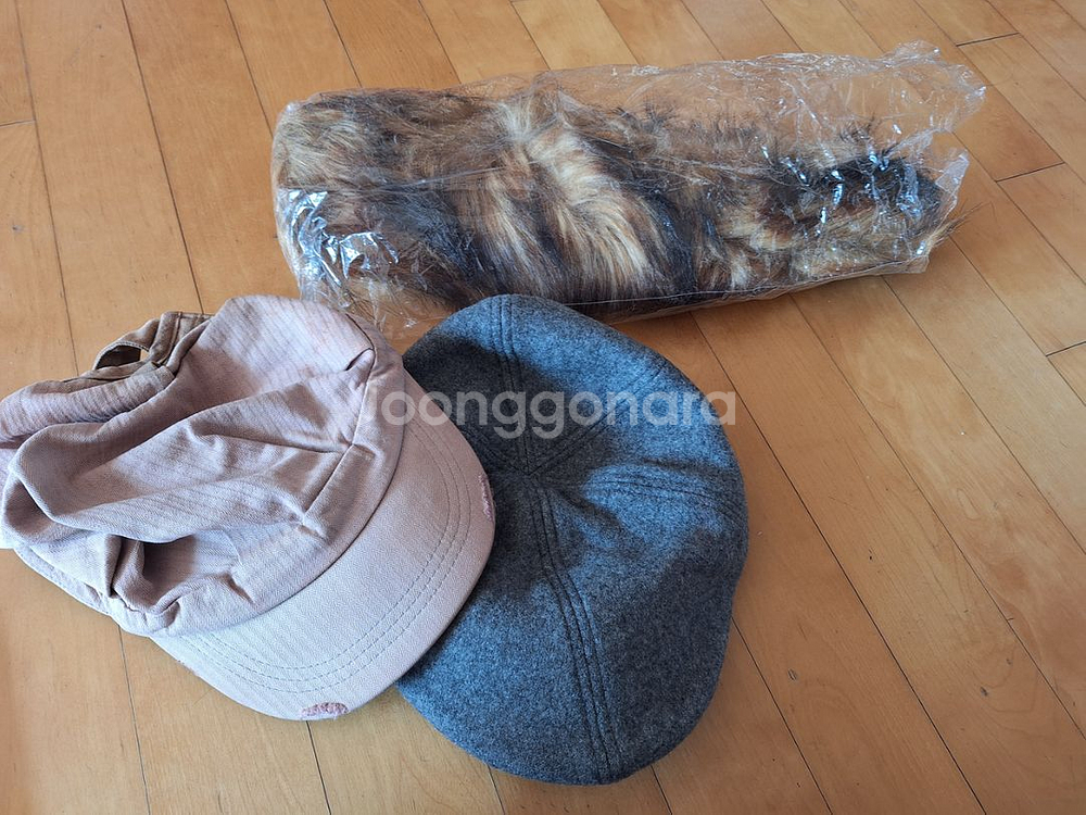 털목도리.모자2개개별구매도가능해요(무료배달동네ㅡ구매5천--3
