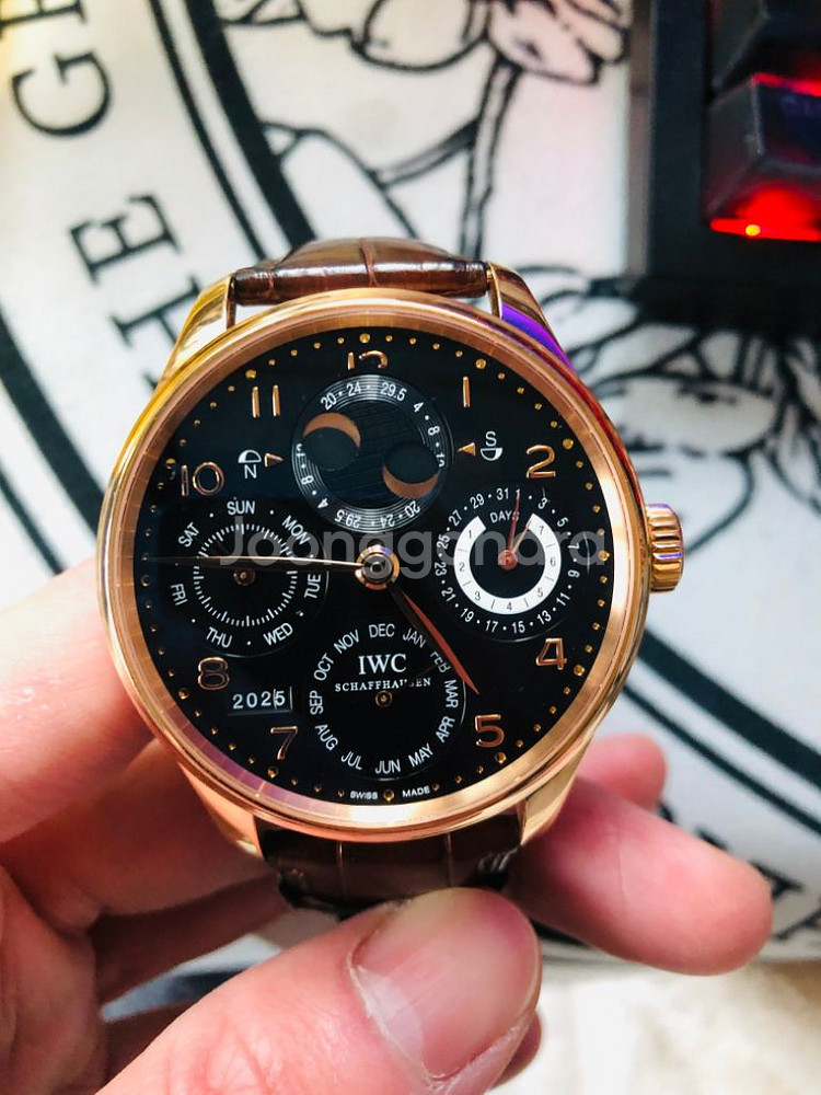 iwc ppc 퍼페추얼캘린더 금통시계--0