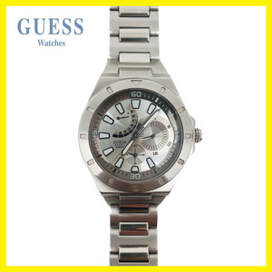 게스 GUESS 스틸 쿼츠 시계 I11044G1 45m