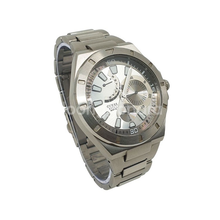 게스 GUESS 스틸 쿼츠 시계 I11044G1 45m--2