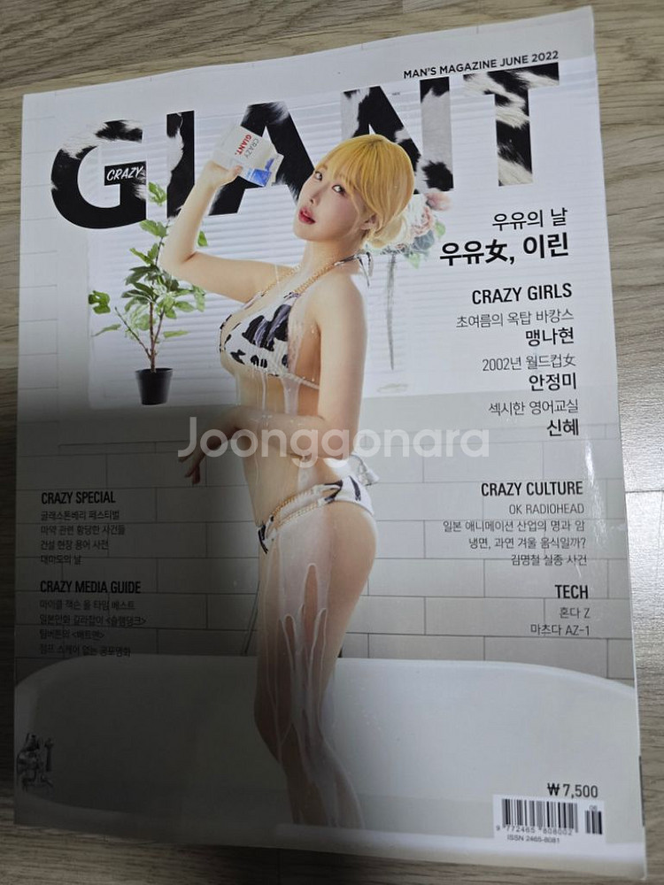 크레이지 자이언트 18년도 9월호 22년 과월호 팝니다--3