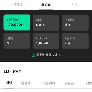 LDF pay 17만원 (온오프 전점)