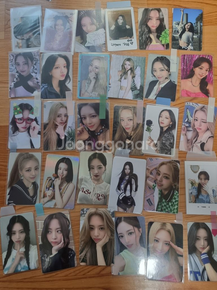 있지 유나 itzy 포카 포토카드일괄 팝니다--2