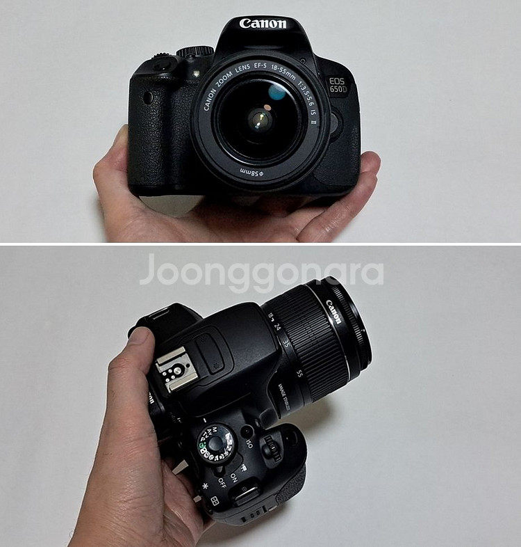 캐논 650D + 18-55 + 32GB 카메라와 렌즈--1
