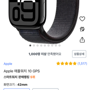 애플워치 10 GPS