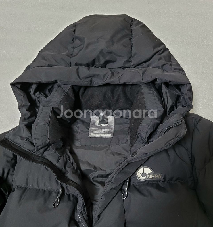 네파 구스다운 롱패딩 헤비다운 공용 90(남S 여L)--3